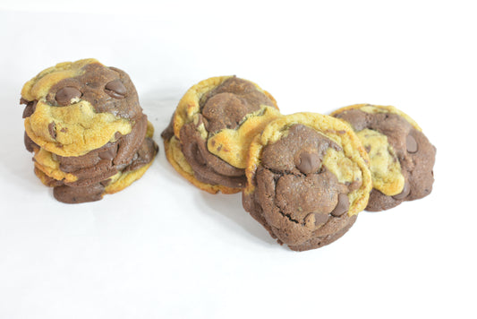 Brookie Cookies. Brookie Cookie combines the best of both worlds: the rich, fudgy goodness of a brownie cookie and the classic taste of a chocolate chip cookie.