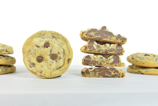Chocolate Chip & Sea Salt Cookies. The perfect harmony of sweet and savory Sea Salt Cookies cookie topped with a sprinkle of sea salt.