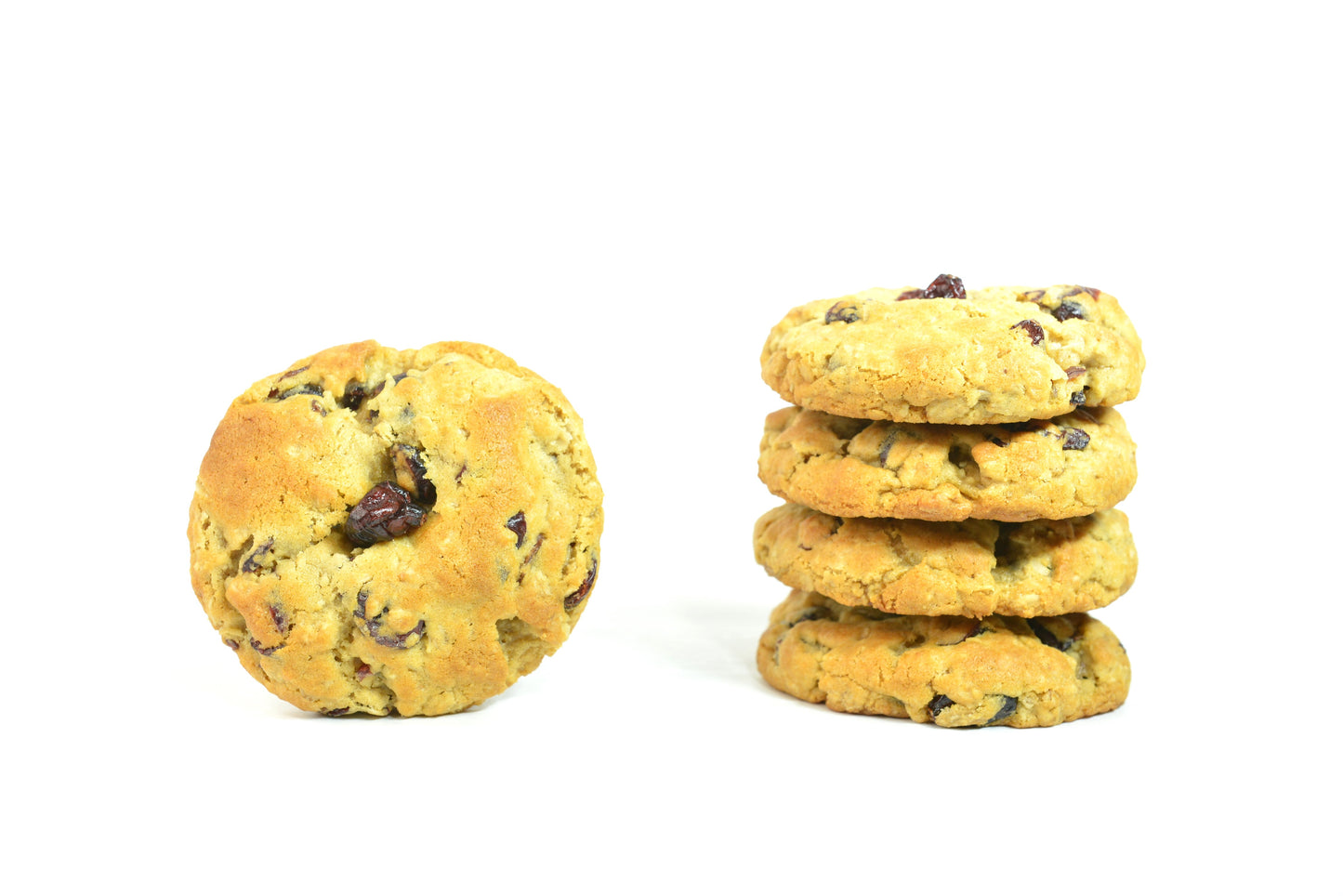 Oatmeal Craisin Cookies. With every bite, you'll enjoy the comforting taste of oatmeal and the tartness of cranberries in our Oatmeal Craisin Cookies.