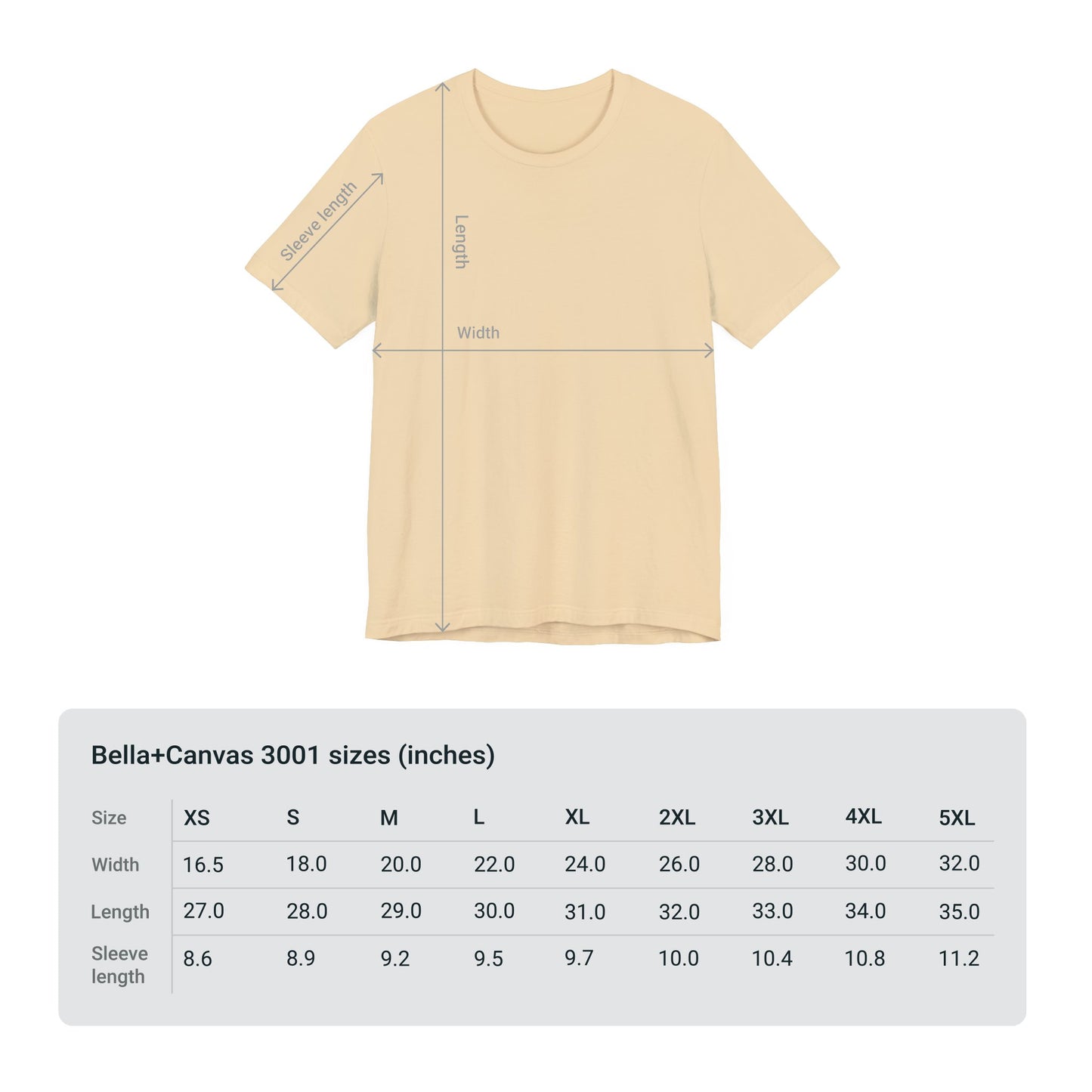 Unisex Jersey Short Sleeve Tee - N100