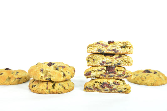 Oatmeal Craisin Cookies. With every bite, you'll enjoy the comforting taste of oatmeal and the tartness of cranberries in our Oatmeal Craisin Cookies.