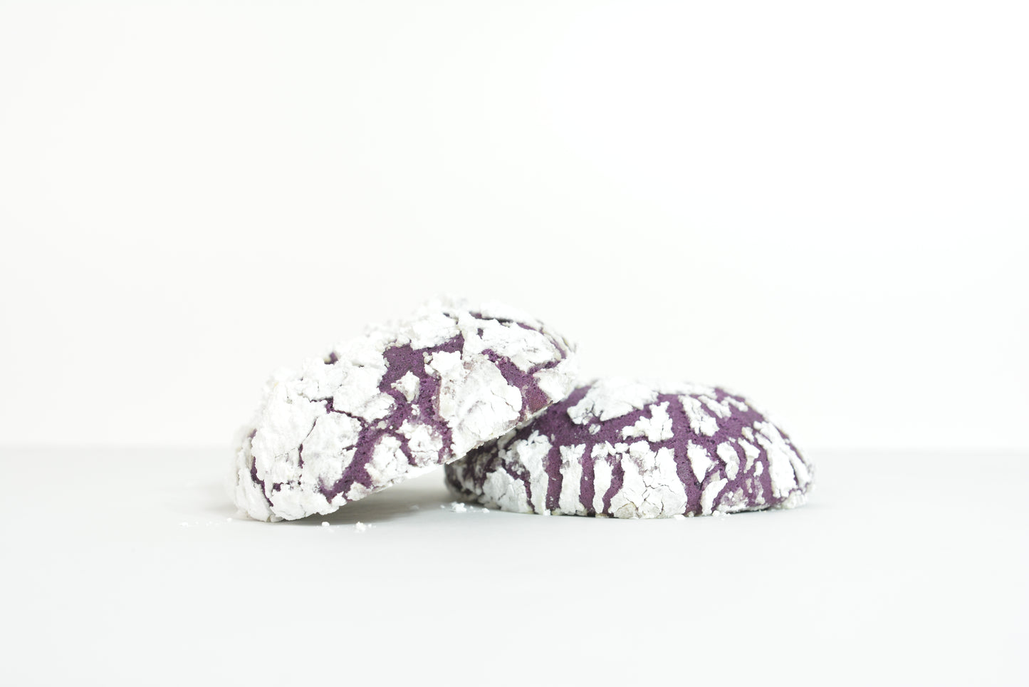 Ube Krinkle Cookies