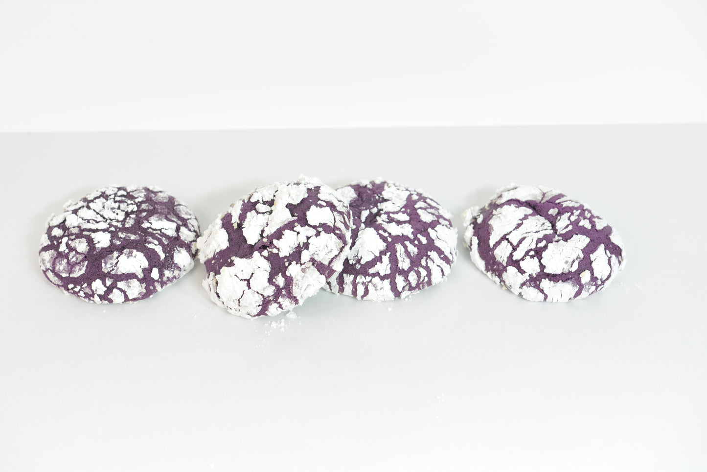 Ube Krinkle Cookies