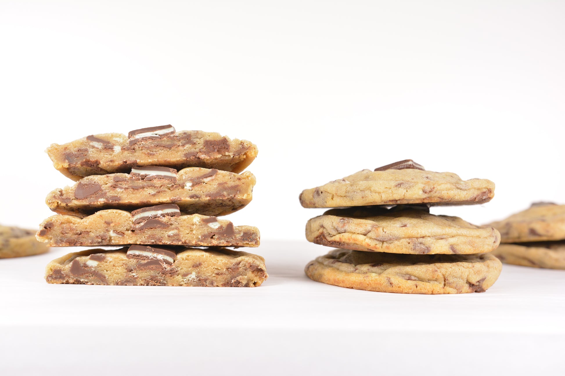 chip poth Mint Chocolate Chip Cookies