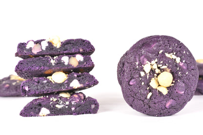 Chunky Ube Bae Cookies