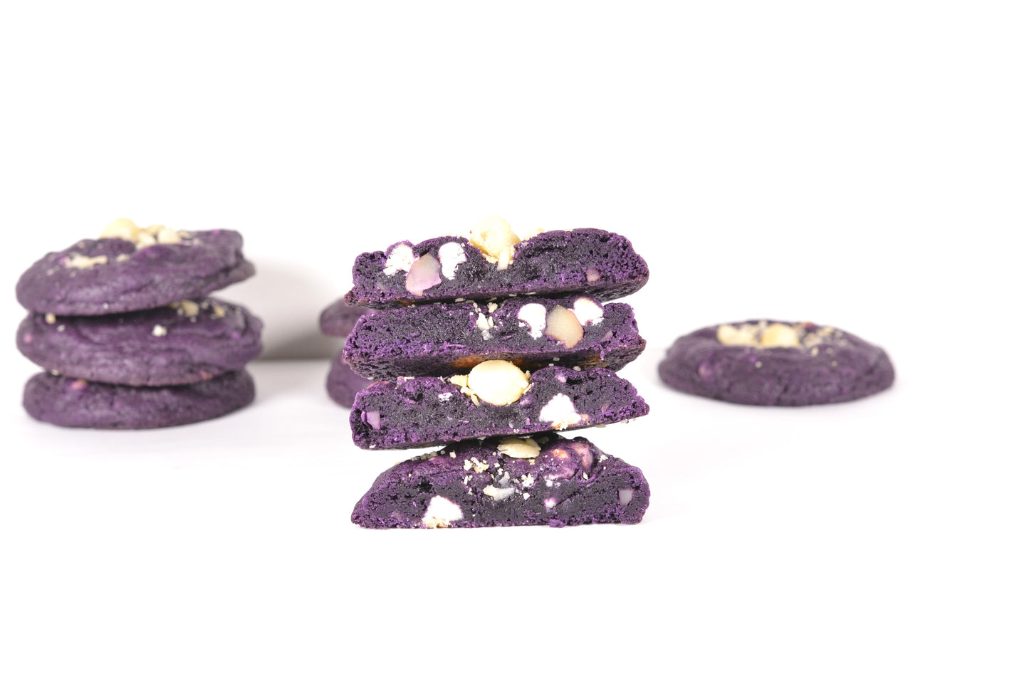 Chunky Ube Bae Cookies