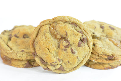 Toffee & Caramel Chocolate Chip Cookies